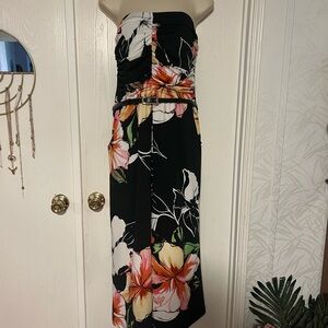 VENUS Black and White Jumpsuit